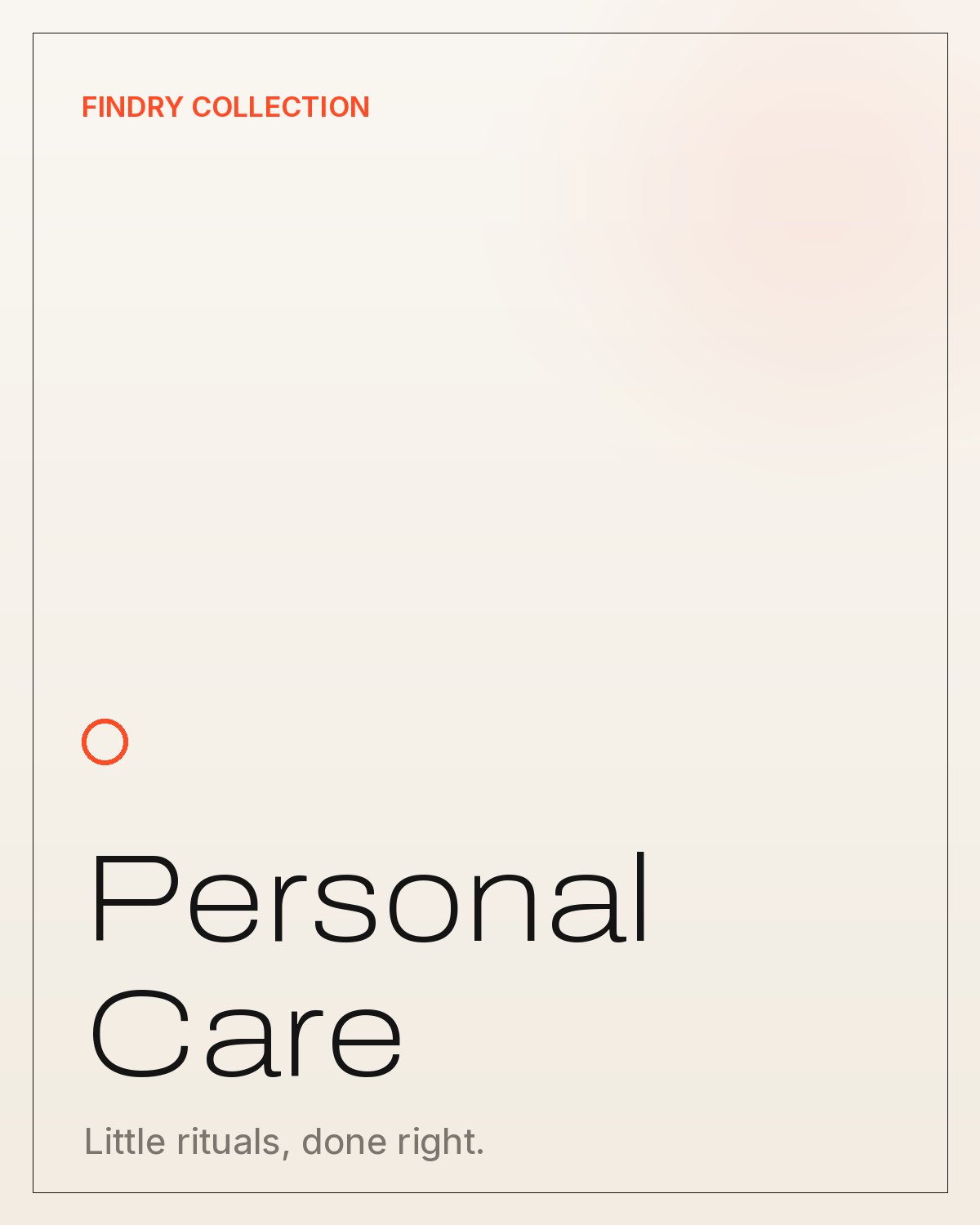 Findrry personal care and beauty tools