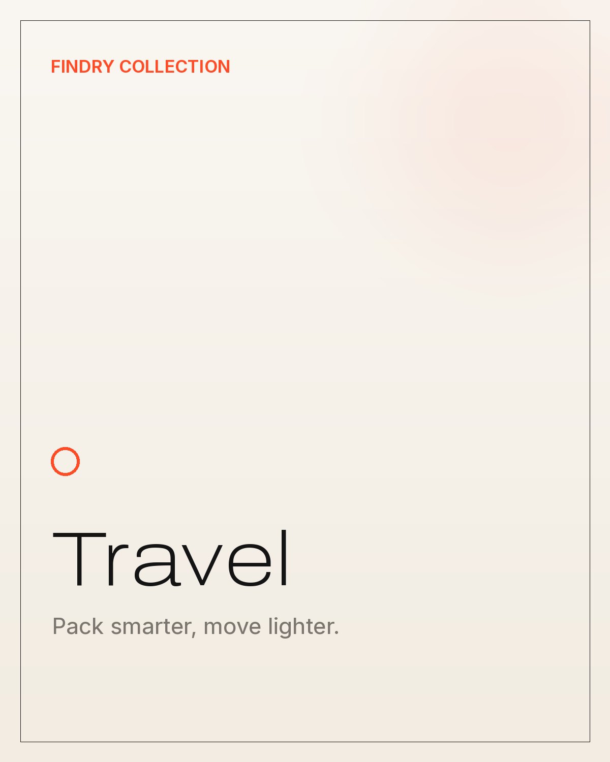 Findrry travel accessories